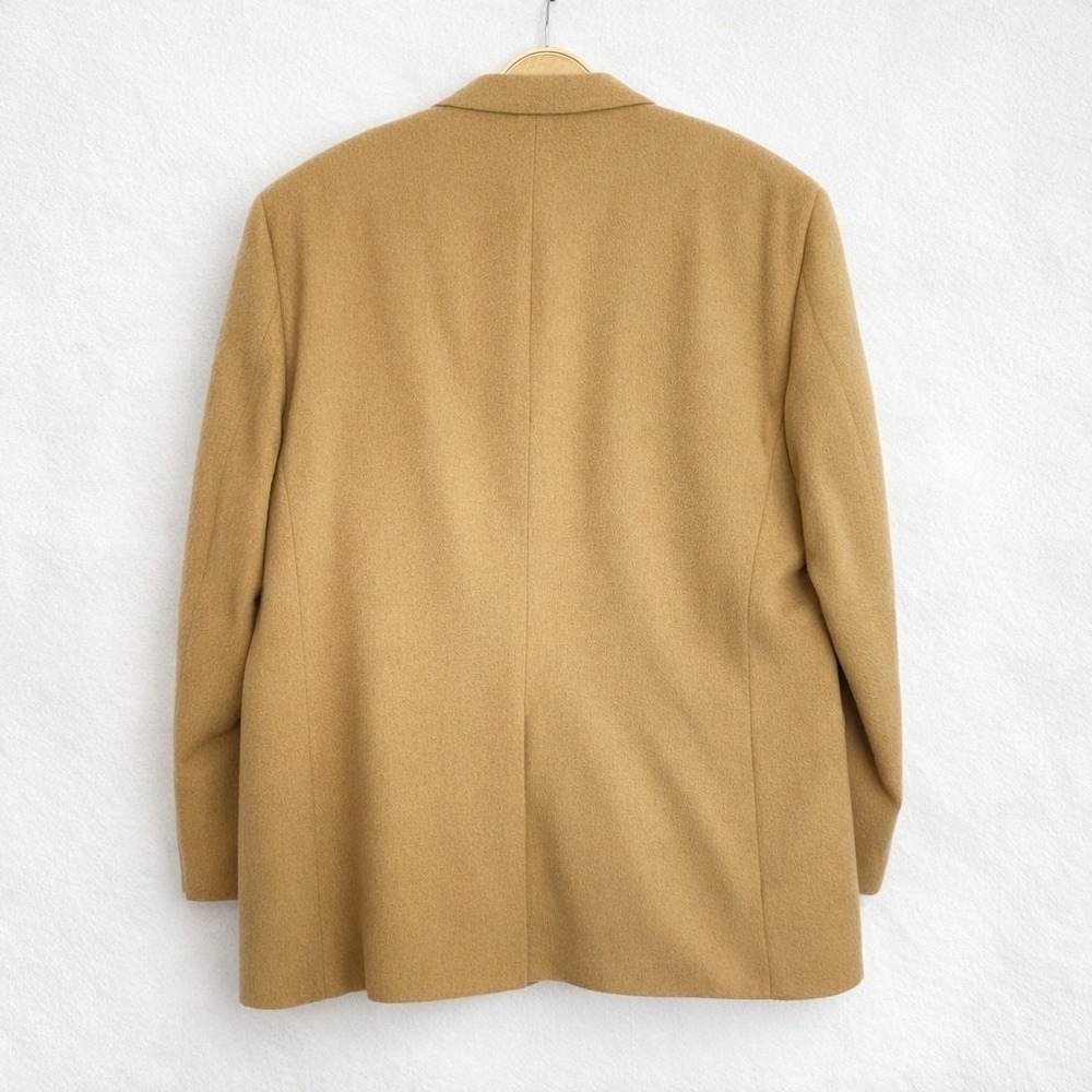 Jos. A. Bank Camel Hair Blazer Sport Coat Jacket Men 48XL Luxury Soft Golden Tan - Picture 2 of 12